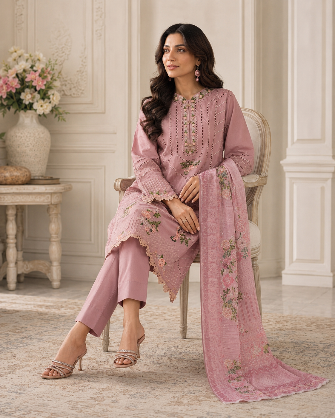 Serene Blossom 3-Piece Wardrobe