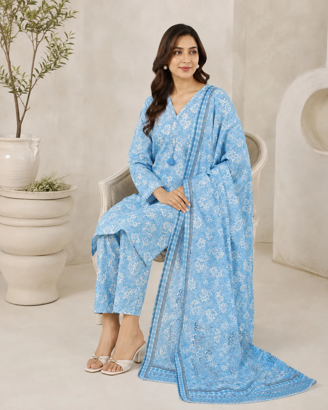 Silken Mist Organza Patch 3-Piece Ready to Wear