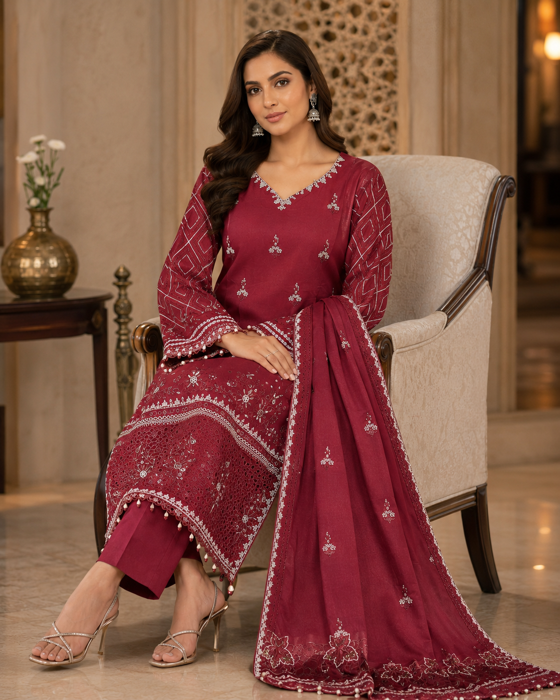 Luxe Canvas 3-Piece Suit
