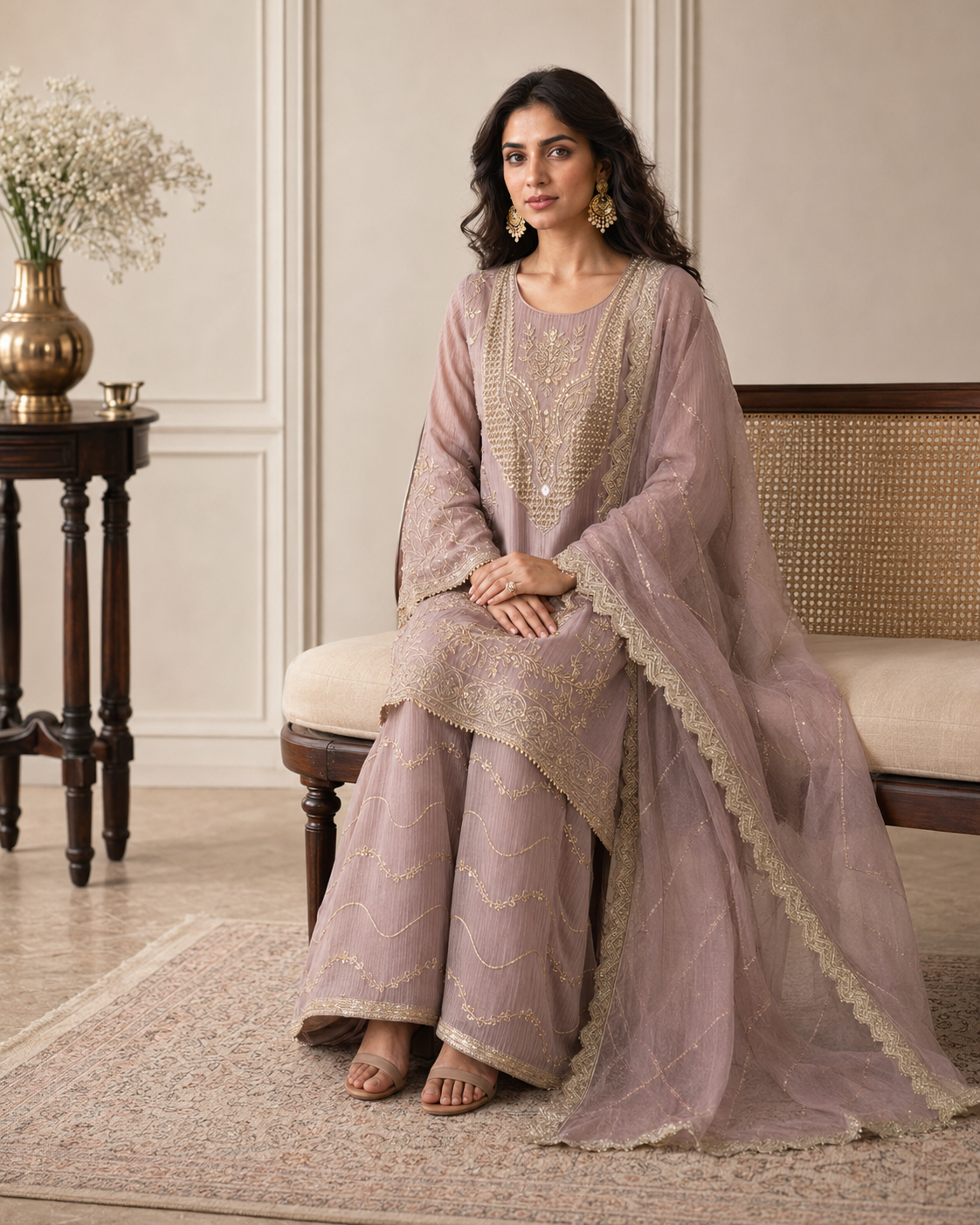 Infinite Charm Fine Schiffli 3-Piece Ready to Wear
