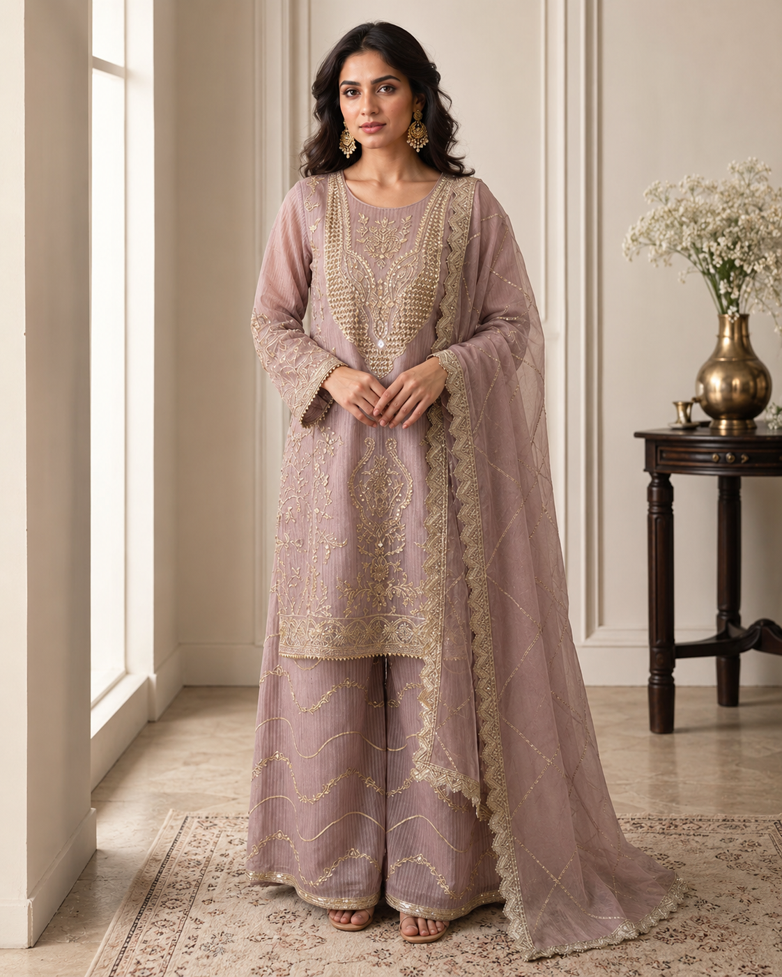 Infinite Charm Fine Schiffli 3-Piece Ready to Wear