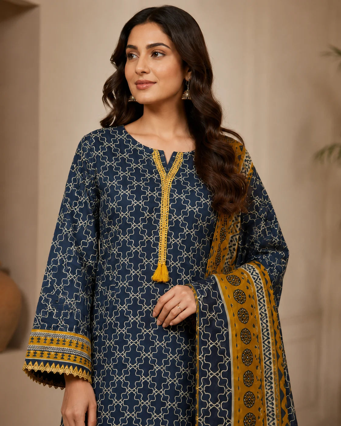 Celestial Glam Designer Schiffli 3-Piece Ready to Wear