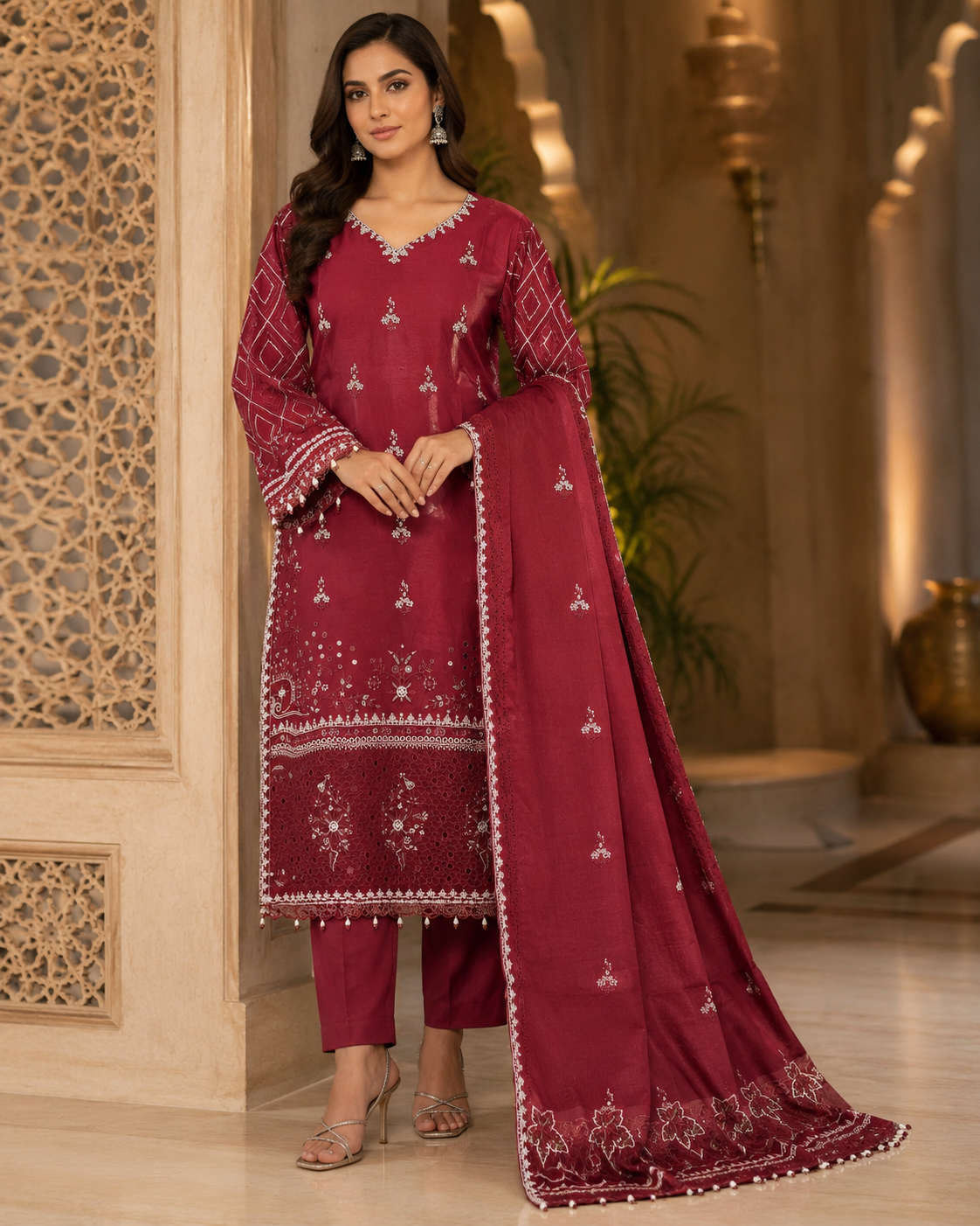 Luxe Canvas 3-Piece Suit