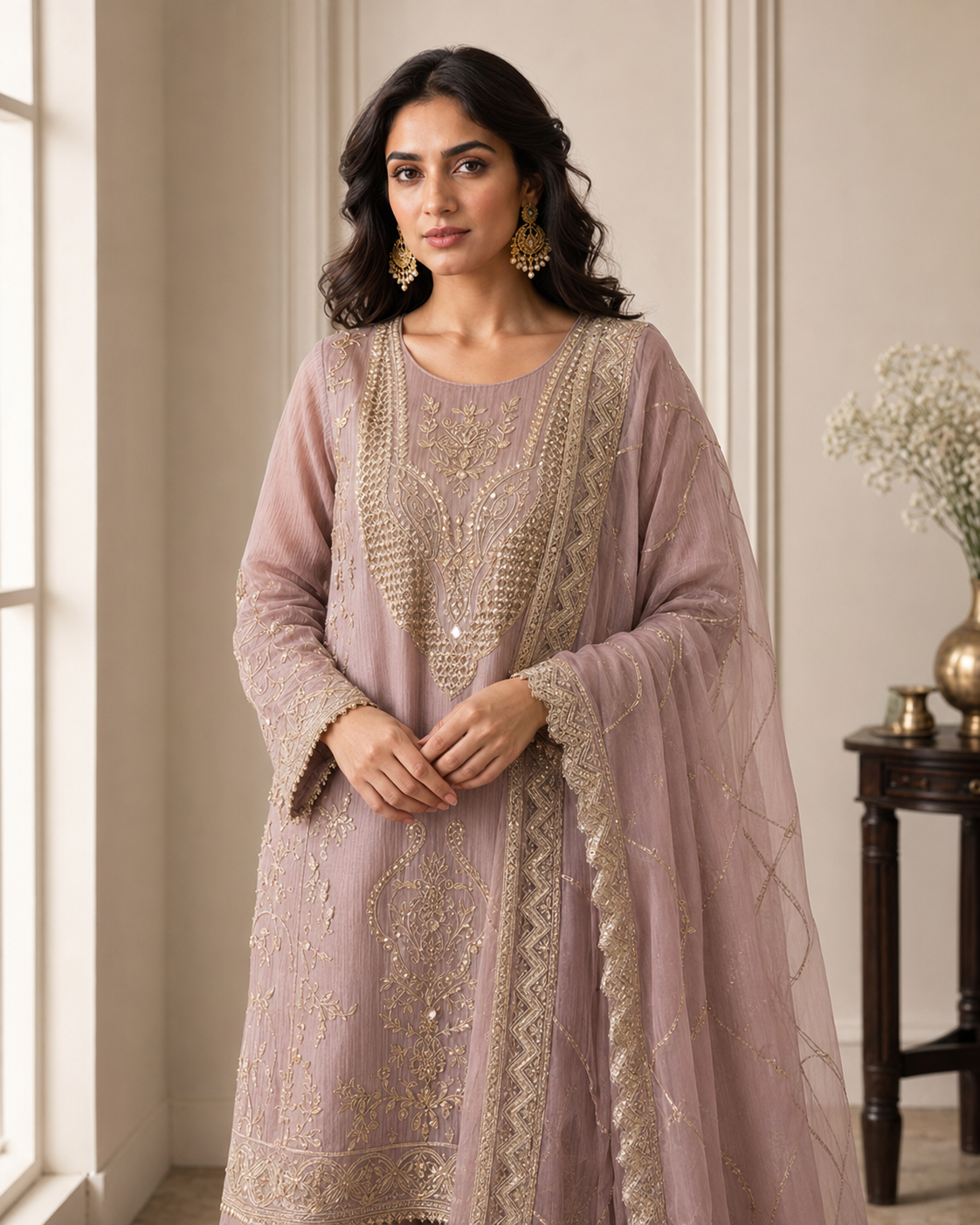 Infinite Charm Fine Schiffli 3-Piece Ready to Wear