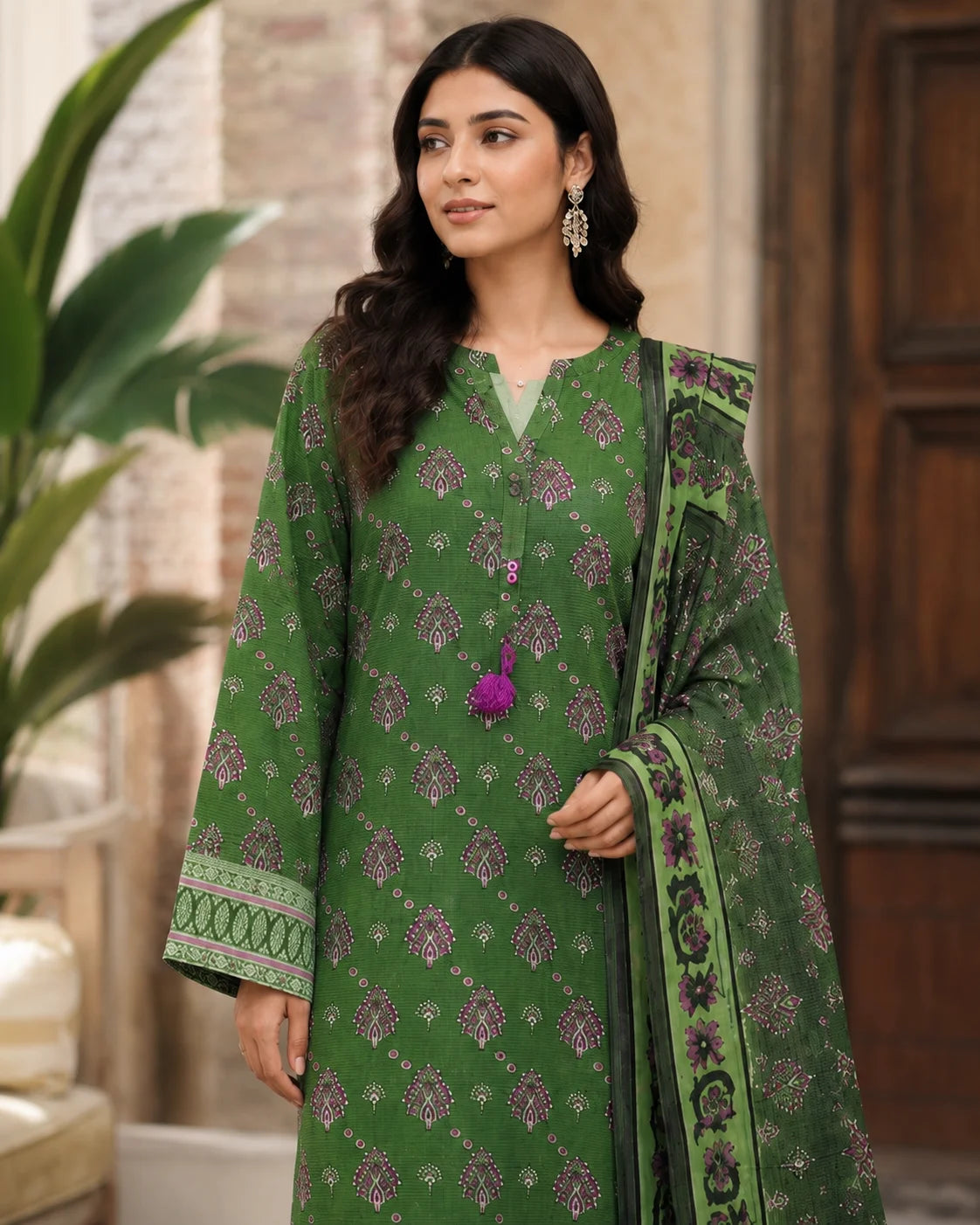 Dawn Romance Premium Schiffli 3-Piece Stitched Collection