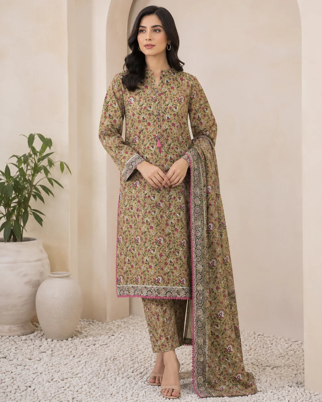 Majestic Whisper Classic Stitched 3-Piece Suit