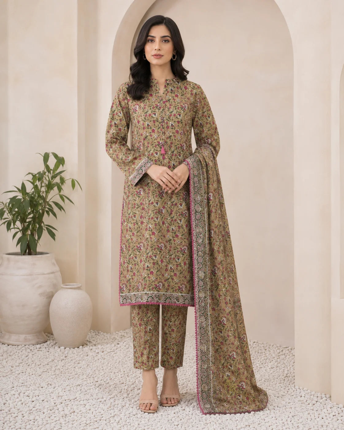 Majestic Whisper Classic Stitched 3-Piece Suit