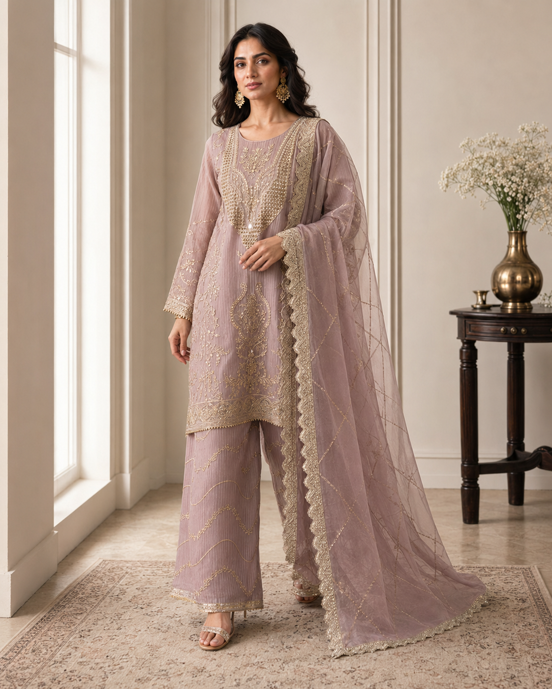 Infinite Charm Fine Schiffli 3-Piece Ready to Wear