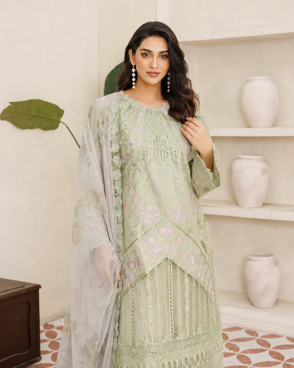 Dream Classic Cutwork 3-Piece Stitched Suit