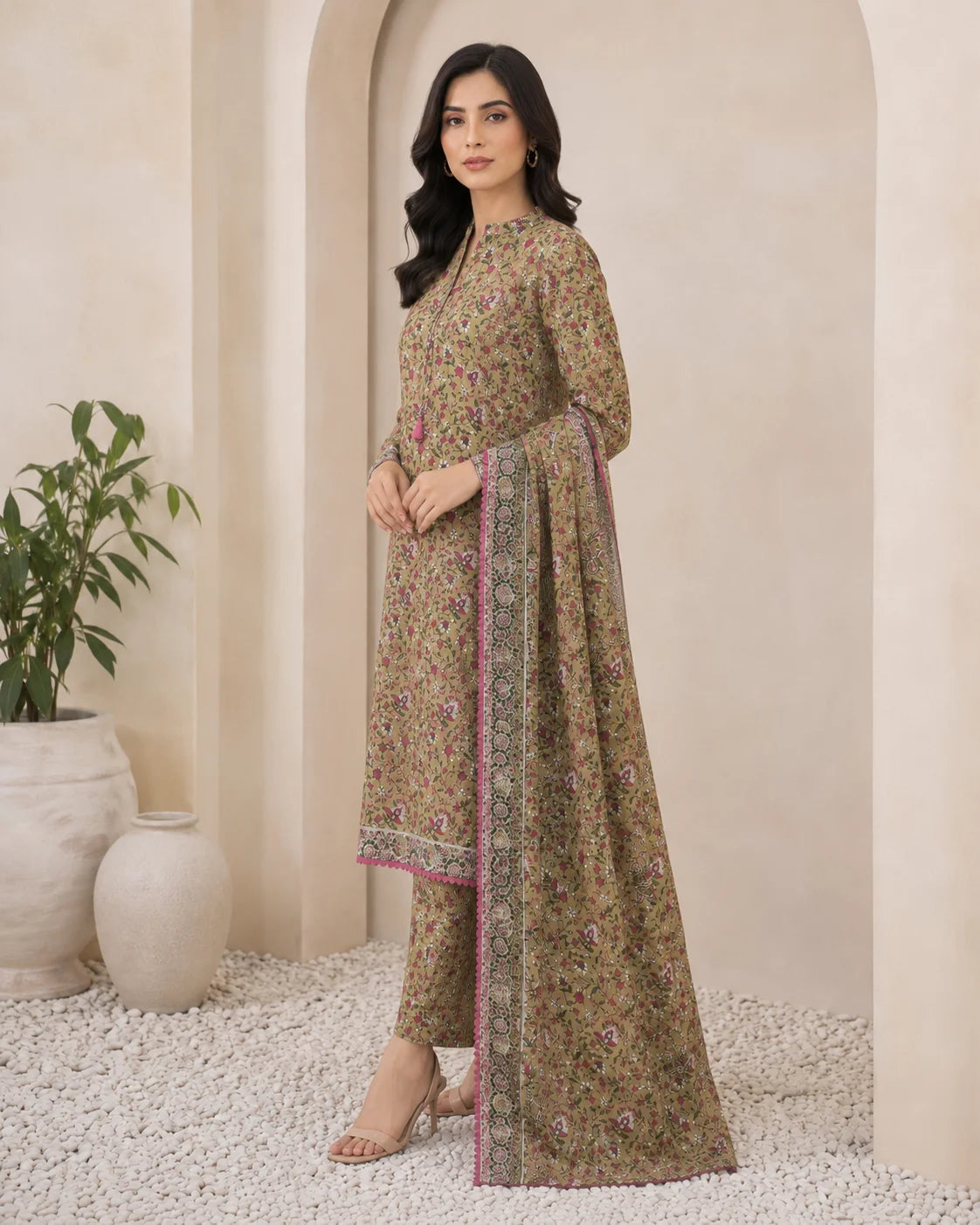 Majestic Whisper Classic Stitched 3-Piece Suit