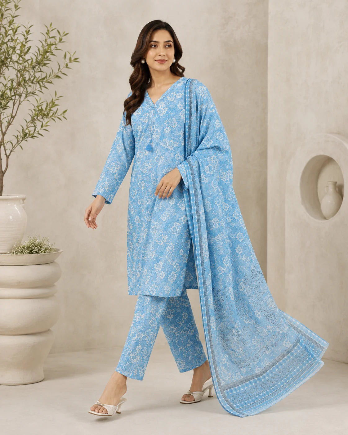 Silken Mist Organza Patch 3-Piece Ready to Wear