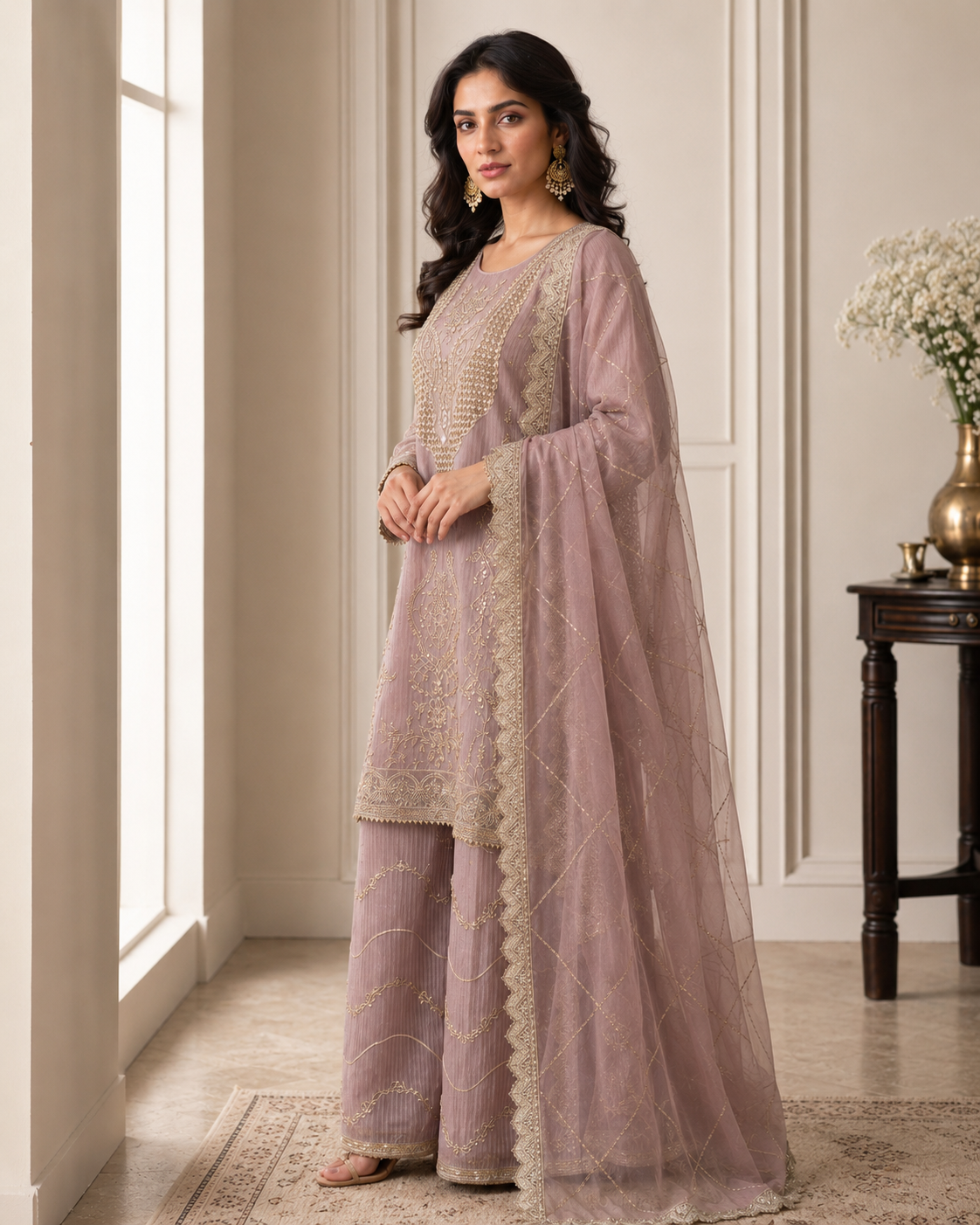 Infinite Charm Fine Schiffli 3-Piece Ready to Wear