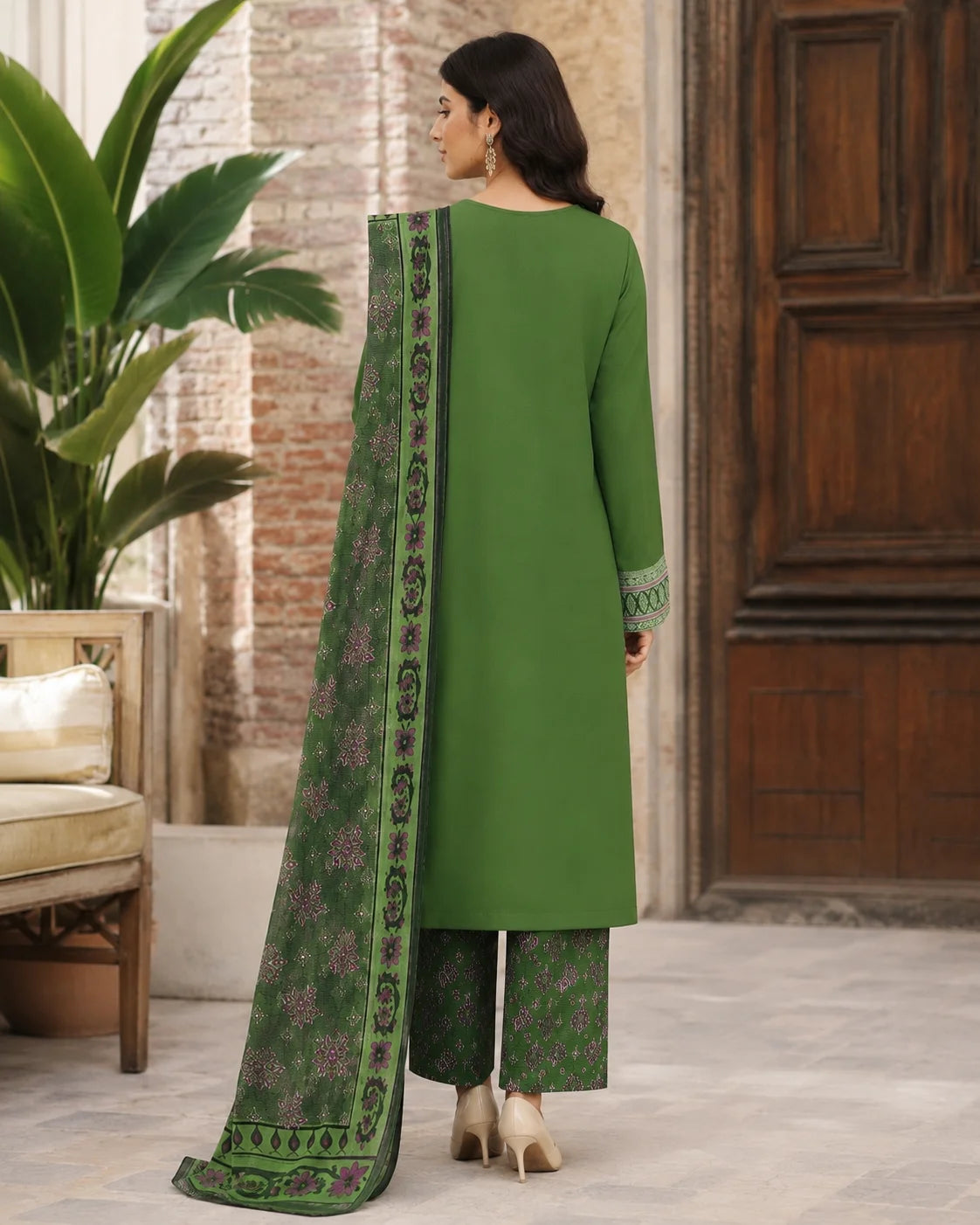 Dawn Romance Premium Schiffli 3-Piece Stitched Collection